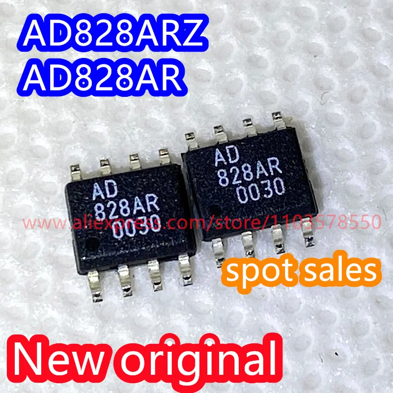 

5PCS Brand new original AD828 AD828A AD828AR dual channel low-power video operational amplifier chip SOP8 package AD828ARZ