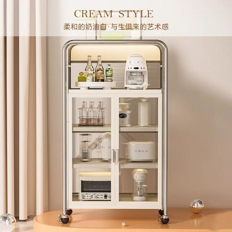Multi-layer bowl cabinet floor-to-ceiling side cabinet, multi-functional storage cabinet