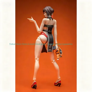

In Stock Original Mental Agent MAZ-01 1/10 Female Cheongsam Lin Fengjiao Replaceable Face Shape Full Set Action Figure Toy