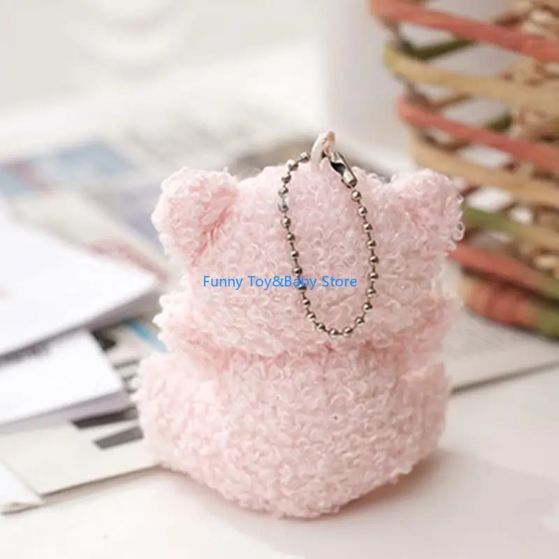 

Мини -медведь плюшевый рюкзак для кулон