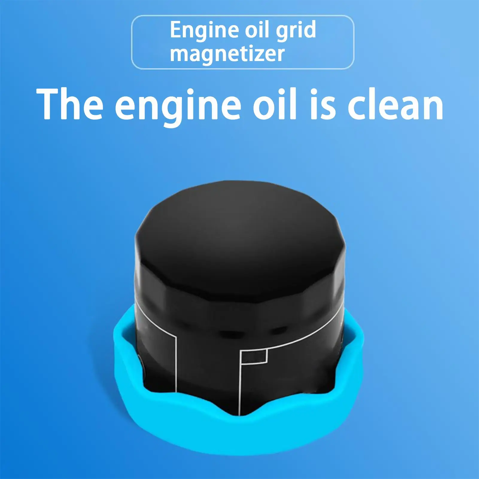 Magnetic Car Oil Filter Strong Magnetic Machine Purify Engine Engine Oil Filter Removable Motorcycle Vehicle Magnetizer