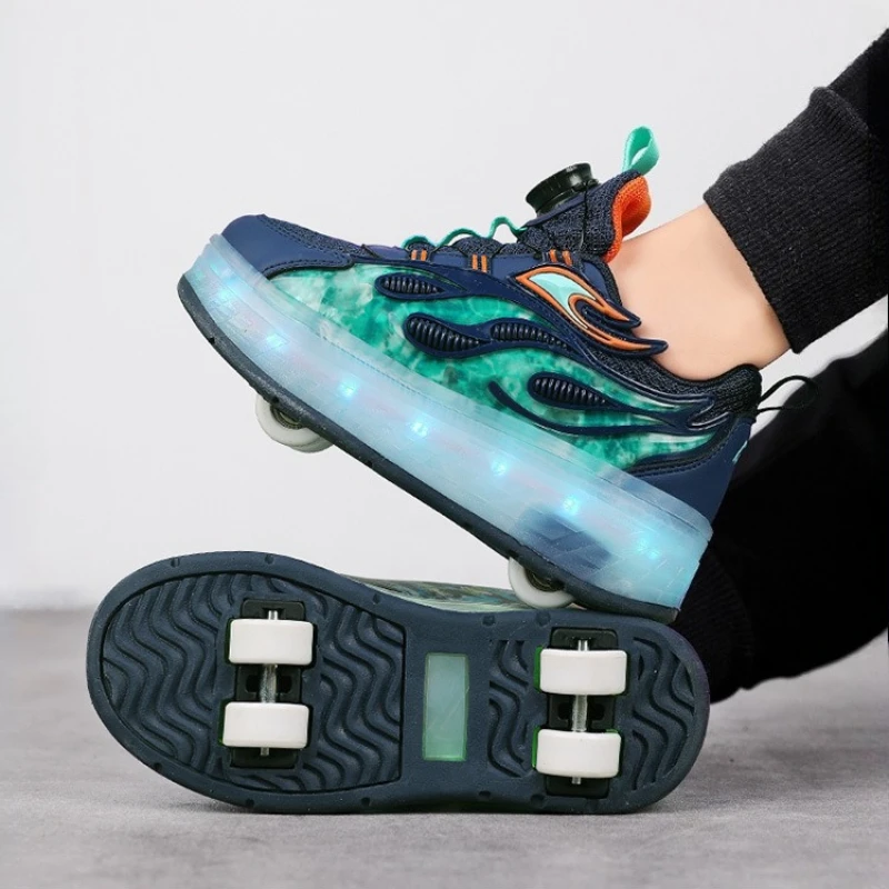 

Обувь для роликовых коньков Speed Powerslide, обувь с 4-колесными детскими роликовыми коньками, обувь на колесиках, съемные кроссовки для мальчиков и девочек