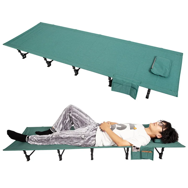 

Outdoor lightweight folding bed Portable camping bed Simple camp bed Escort lunch break bed Camping single leisure