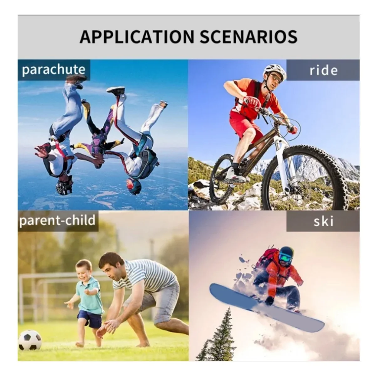 خوذة كاميرا صغيرة محمولة على الرأس ، كاميرا رياضية DV مغناطيسية ، حركة الدراجة ، مقاومة للاهتزاز ، HD HD