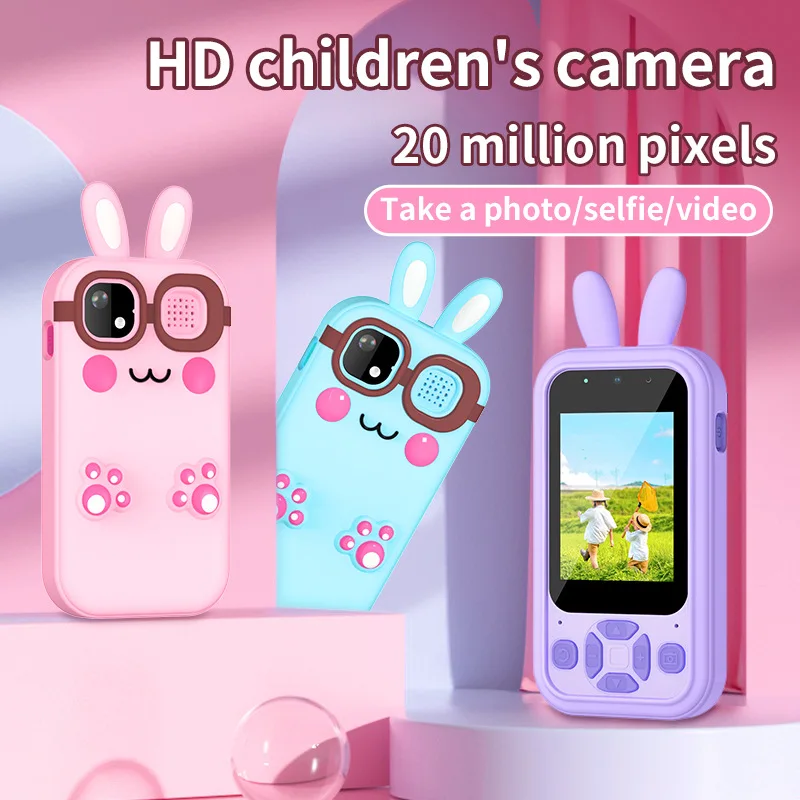 Kinder Smartphone Spielzeug Cartoon Einhorn Hd Touchscreen Kamera Nette Mobile Für Mädchen Junge Kinder Puzzle Spielzeug Geburtstag Geschenke Keine Karte