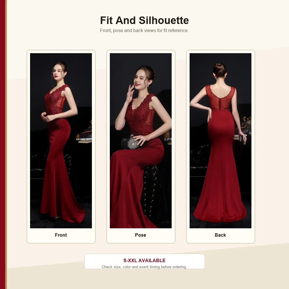 Women\'s Luxury Satin Elegant Mermaid Formal Long Dresses Curve Shapey Korean Fashion for Bridesmaid Party Prom Wedding Guest Eve