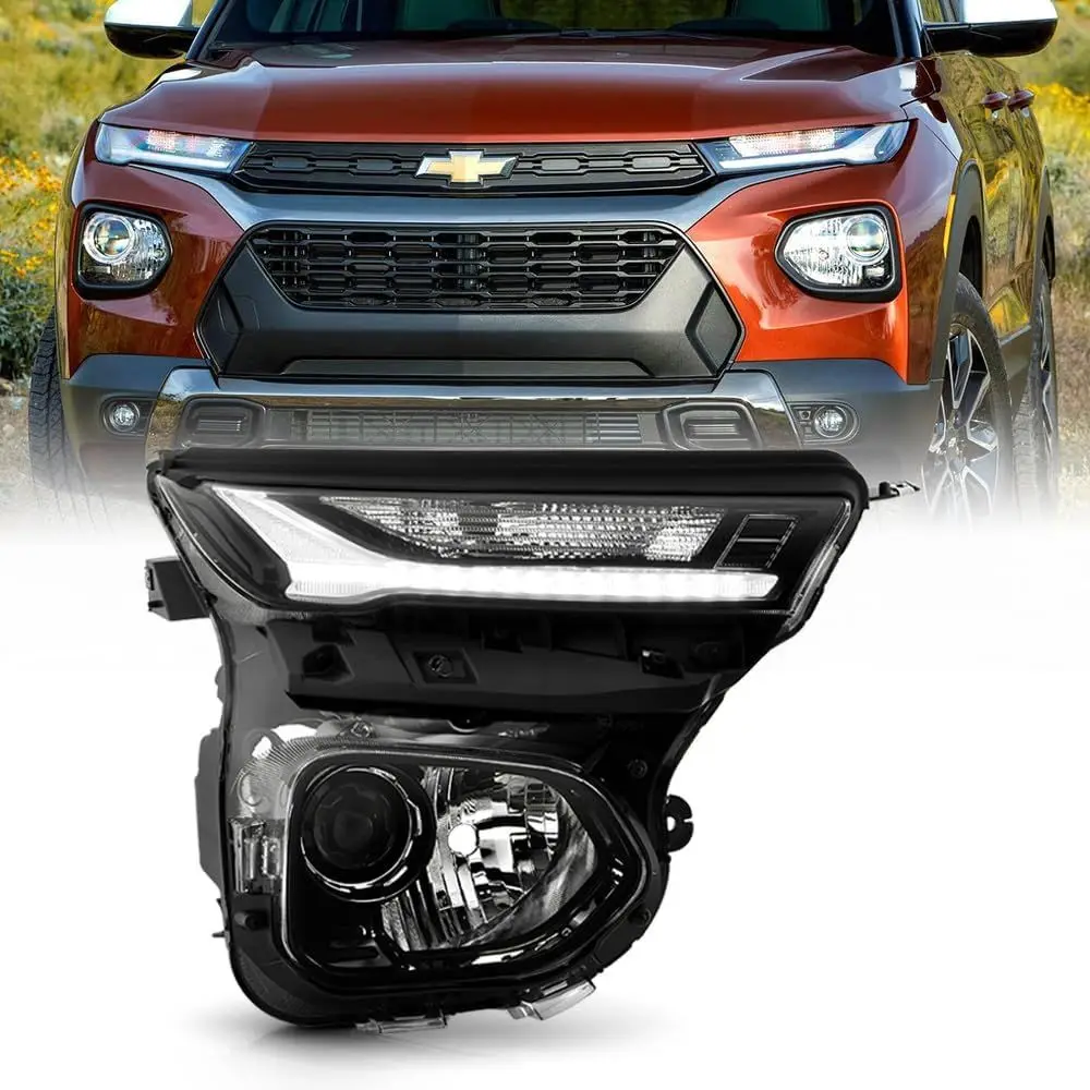 

- For [Halogen Type] 2021-2023 Chevy Traiblazer LED DRL Projector Headlight Headlamp Replacement Passenger Side