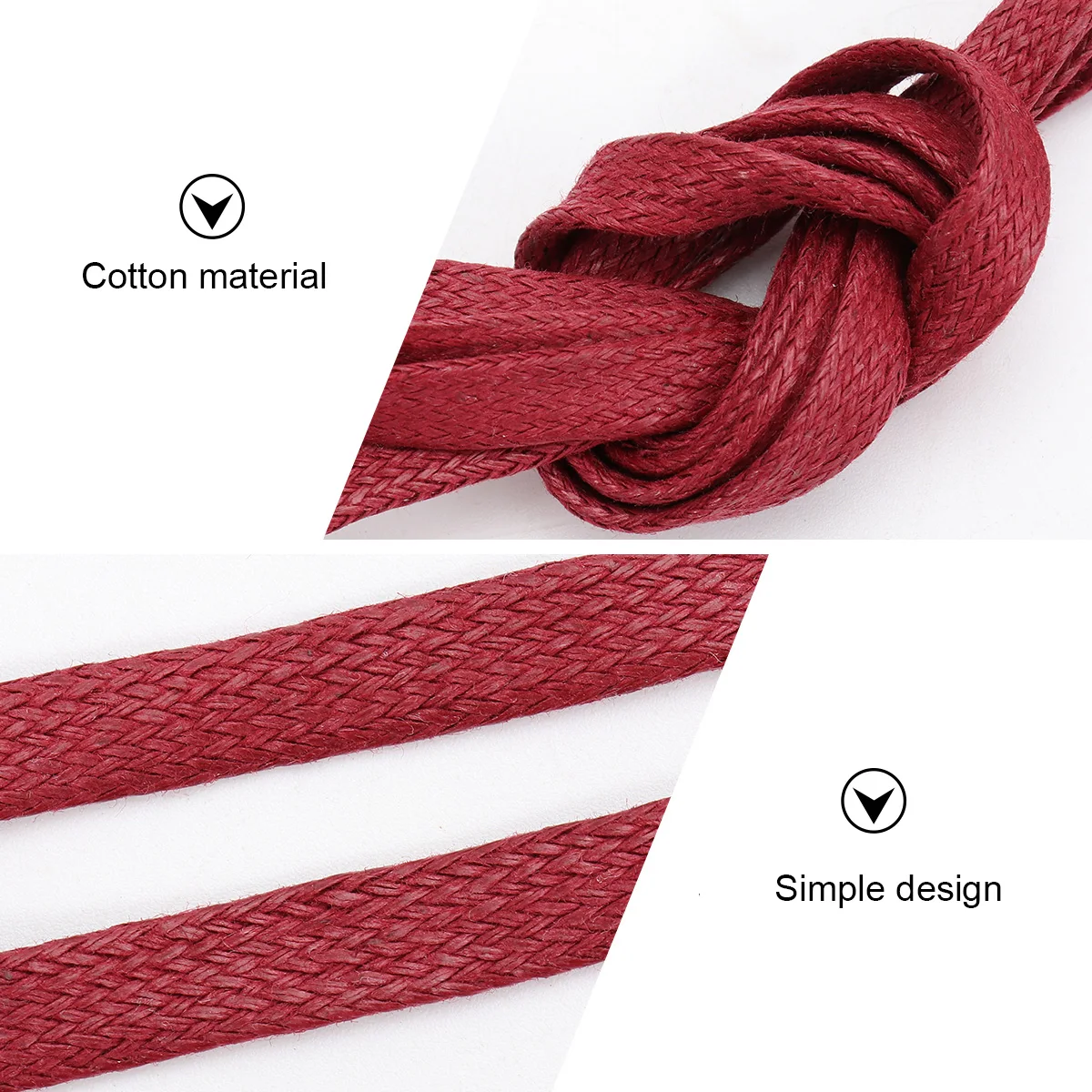 

Waxed Shoelaces Stretchy for Sneakers White Men Casual Shoes Flat Cotton Tie High Top