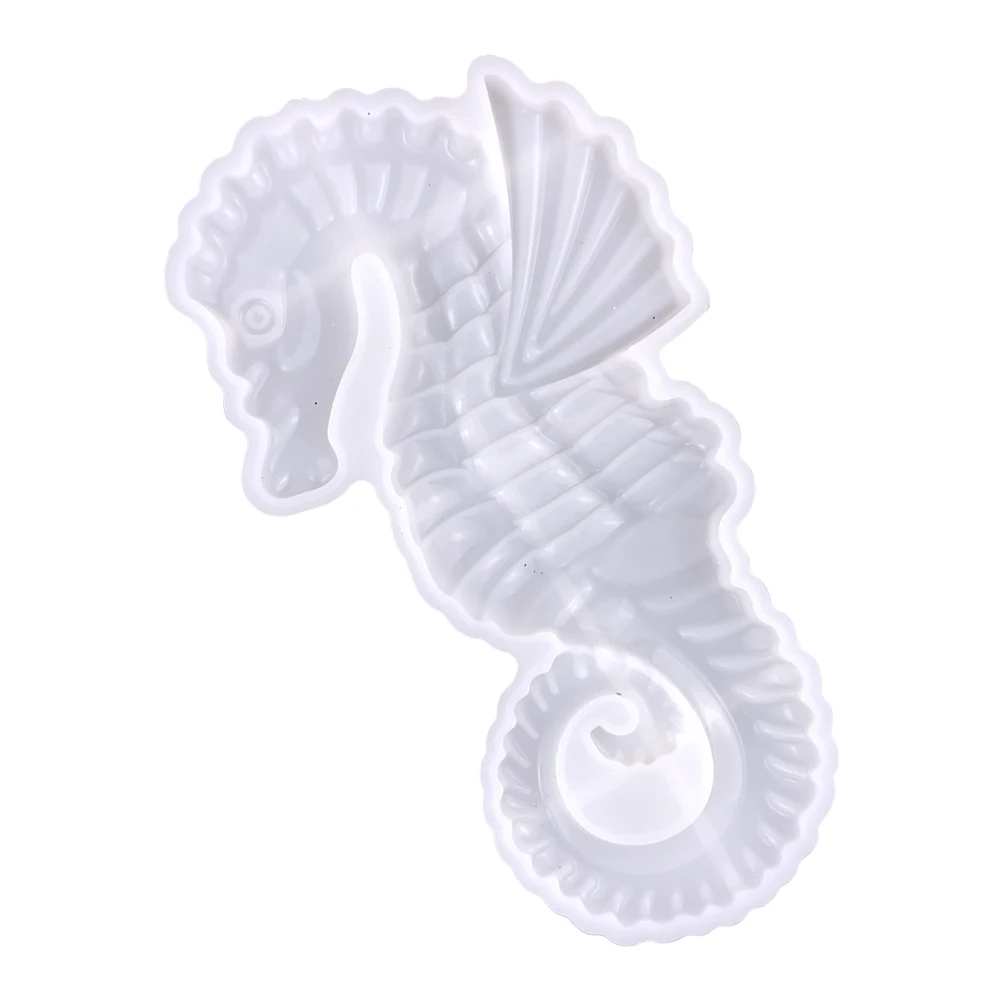 

DIY Silicone Sea Horse Shaped Mold Epoxy Casting Wall Decor Flexible Reusable Non Stick Crafts Making Tool Sea Horse Shaped Mold