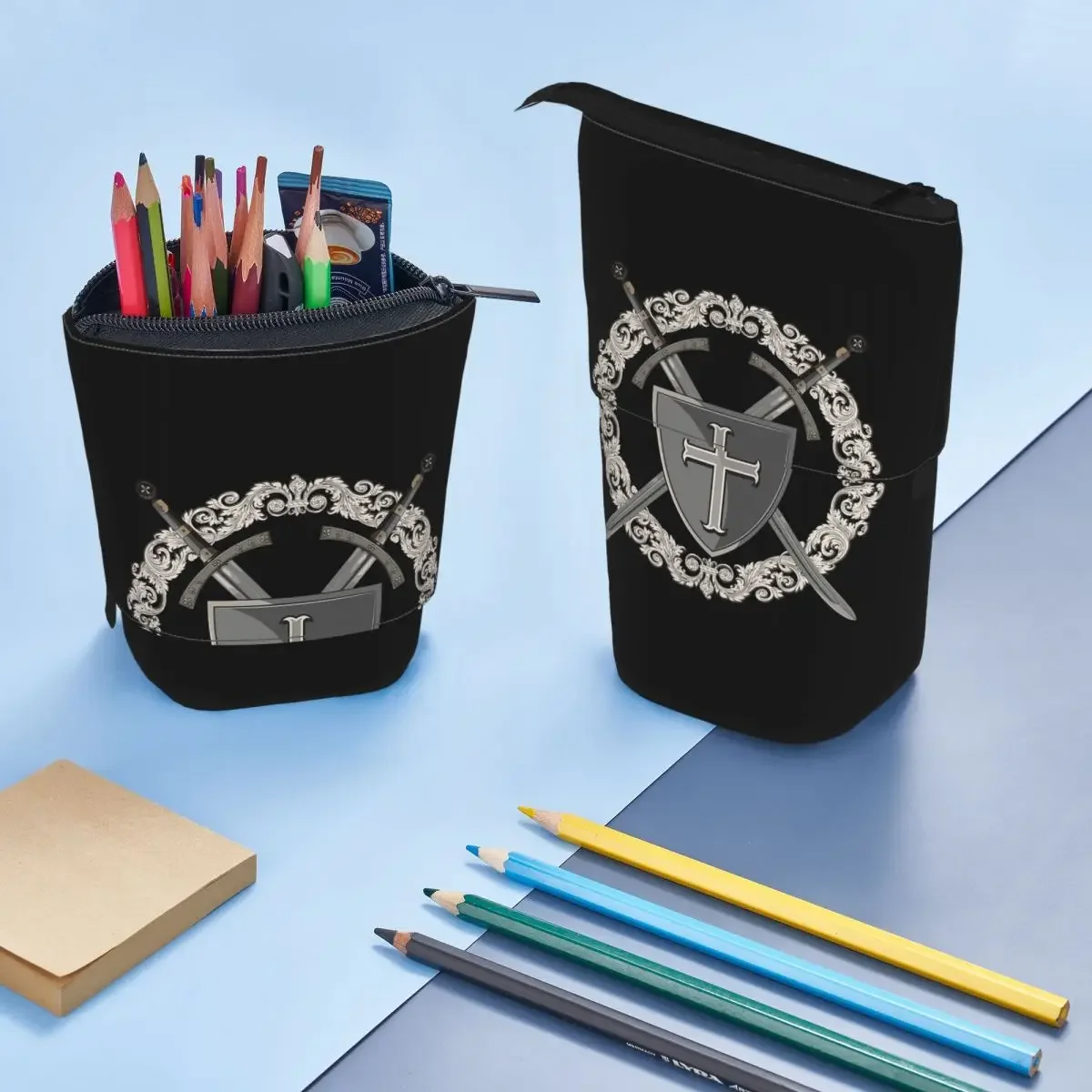 estojo-de-lapis-reversivel-com-simbolo-da-cruz-dos-cavaleiros-templarios-emblema-de-espada-medieval-ordem-secreta-para-escola