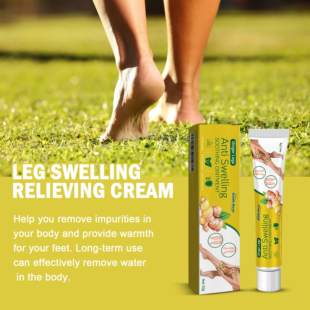 Gingerlegs Anti Swelling Ointment Gentle Warming Soothing Daily Care Cream Post-exercise Muscle Recovery