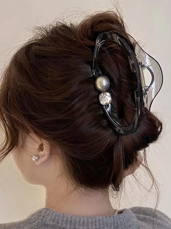 

Новинка 2025, трансграничная заколка для волос с жемчугом, дизайн с полой облаком, модные европейские ювелирные изделия Sle Faion, гарантия Fre out Fren