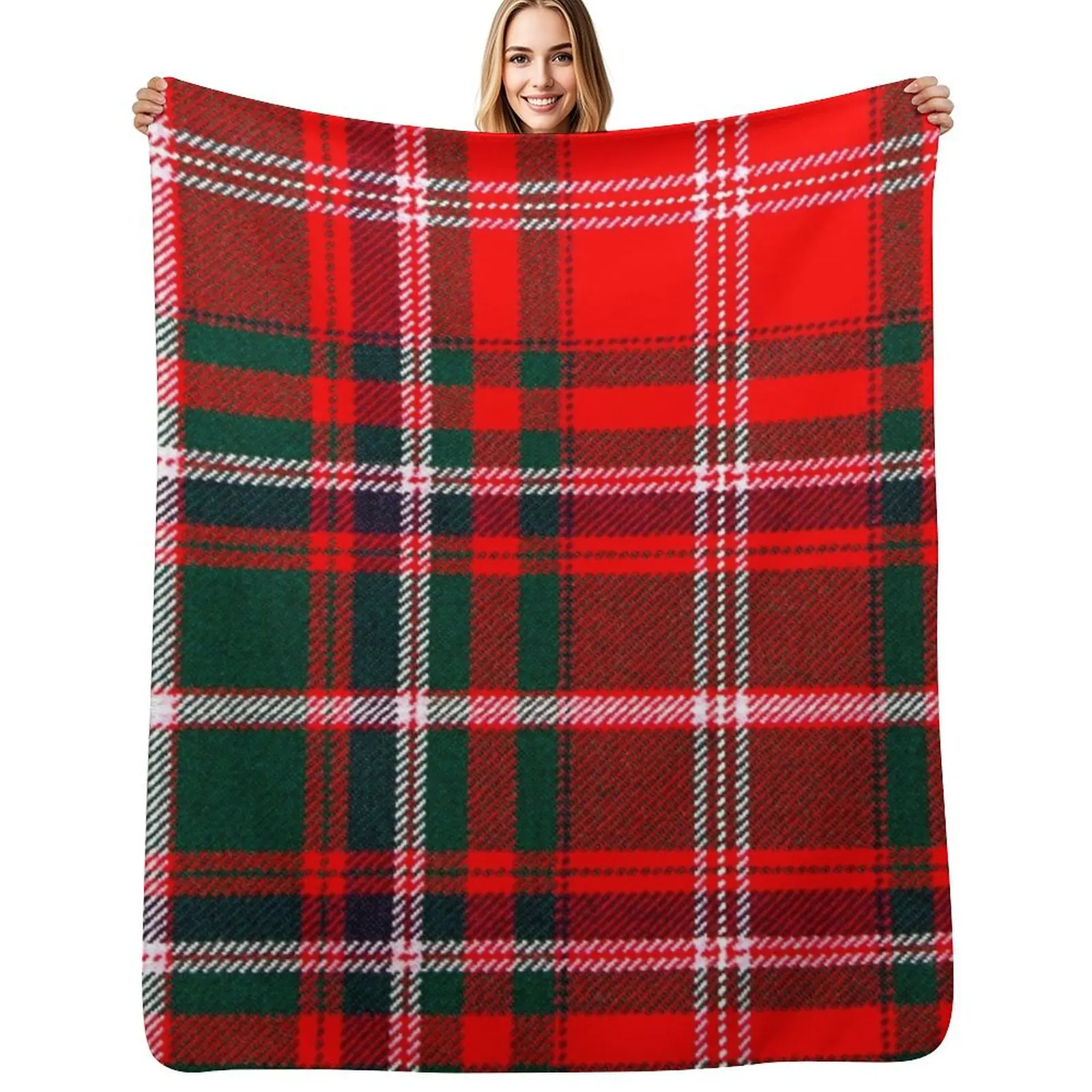 

Плед Macdougall Tartan, уютное теплое одеяло для декора спальни
