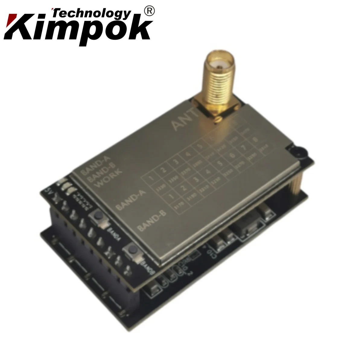 원격 전송 드론 액세서리 용 10W 3.3Ghz 무선 비디오 송신기 VTX 16CH 3.3Ghz 비디오 수신기 VRX