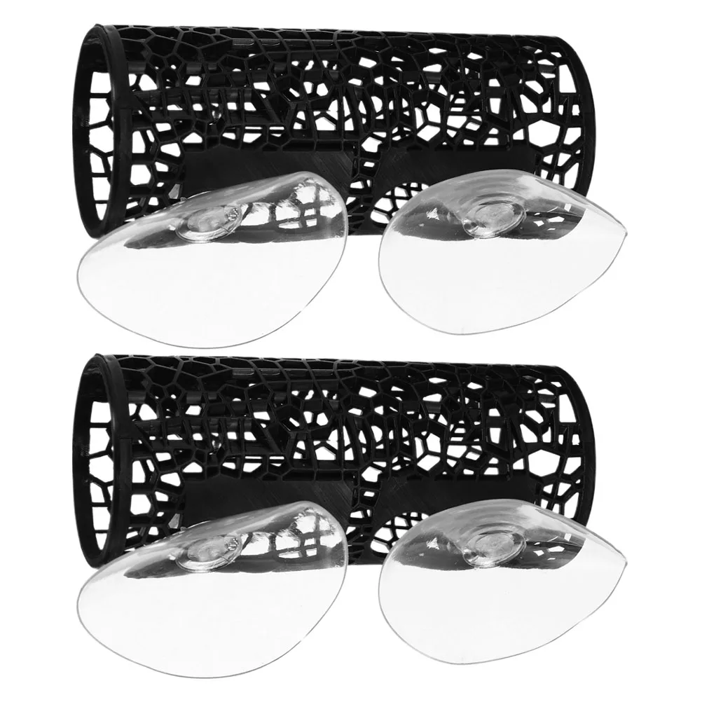 

2pcs Fish Tank Decoration Betta Tunnel Cave Grid Hideaway Shelter Aquarium Tunnels Fish Tank Decor Pet Supplies