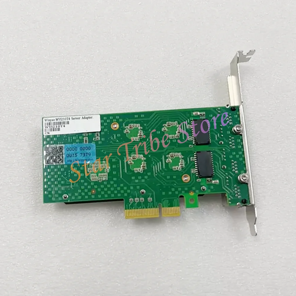 WY1210T4 4 Port Gigabit Network Card PCI-E Interface
