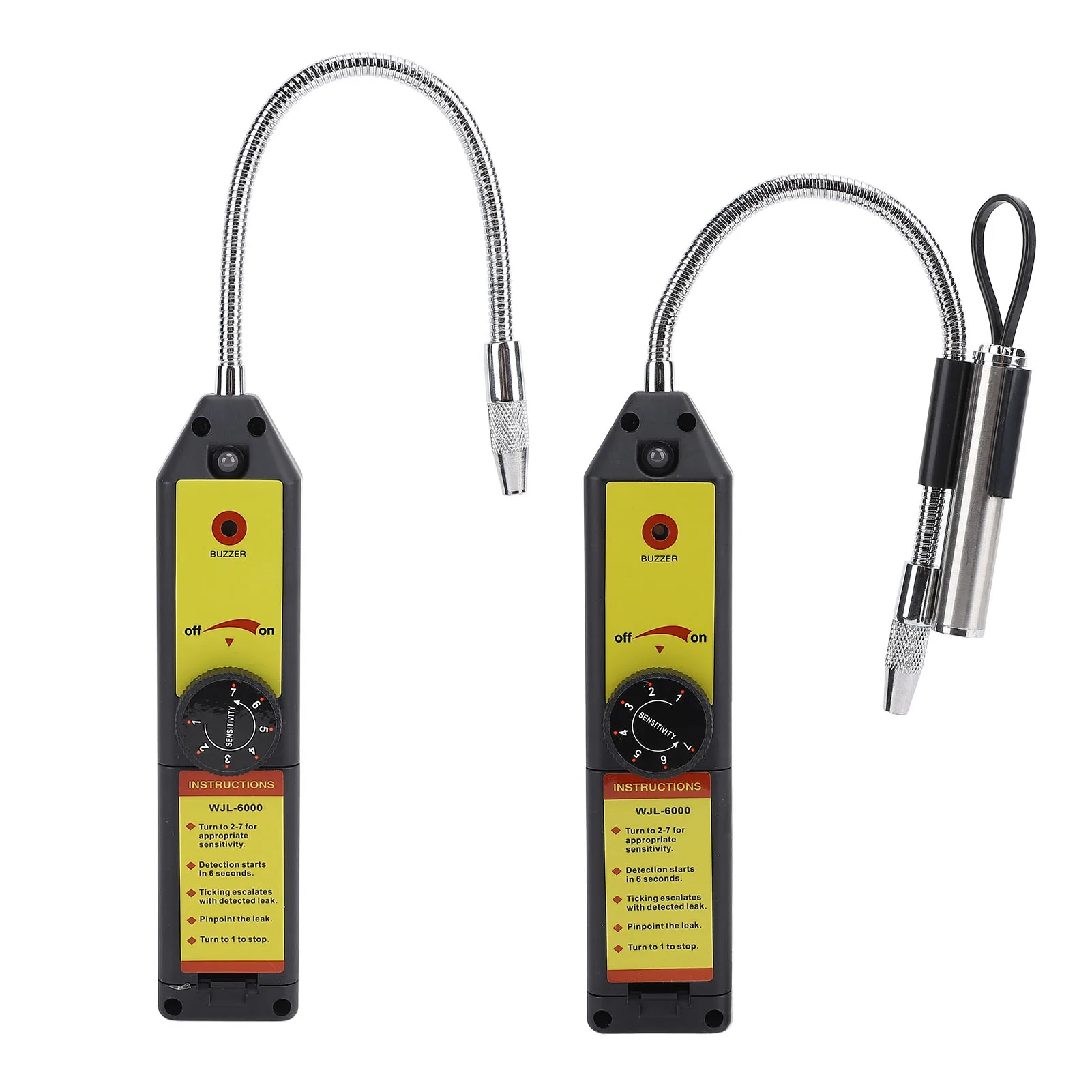 

Детектор утечек хладагента с 7 уровнями чувствительности, зонд 7,87 дюйма, детектор утечек кондиционера для автомобилей, регулируемый, 6 г/год, для R22, R410A, R134A, R1234YF