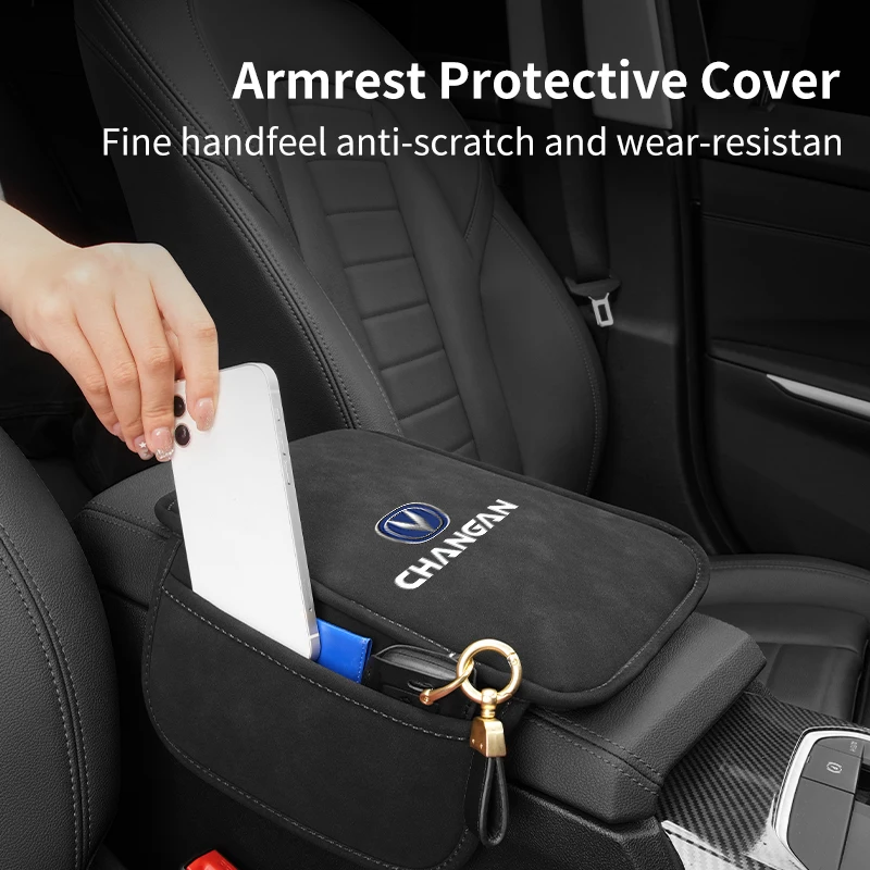 Car Armrest Storage Box Cover Liner Auto Center Console Protector For Infiniti Q50 FX35 Q30 G37 Q70 QX70 G35 Q60 QX50 QX60 QX80