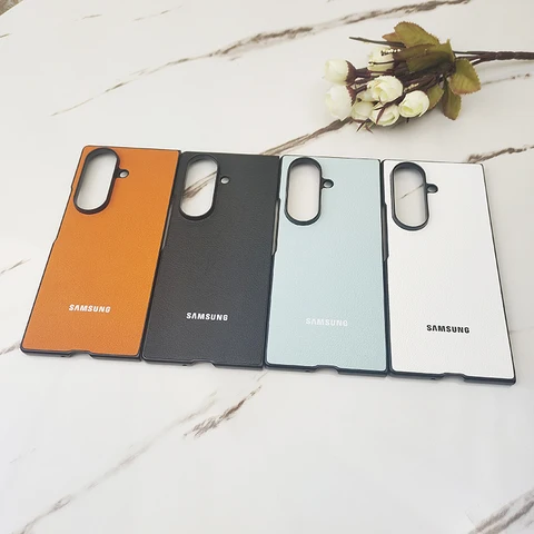 Чехол из натуральной кожи для Samsung Galaxy Z Fold 4, 5, 6, 7, 5G, полная защитная задняя крышка для телефона, противоударный бампер для Samsung Z Fold7