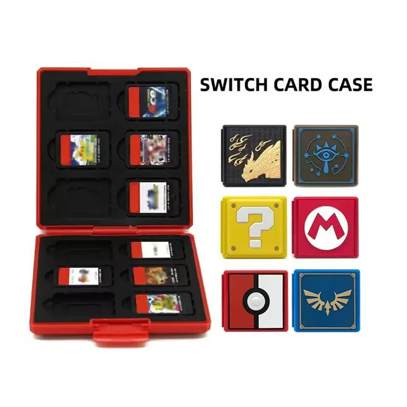 BANGSHE 12 in 1 Portable Game Card Case Compatible with Nintendo Switch Storage Hard Case Holder Box For Switch Oled Accessories