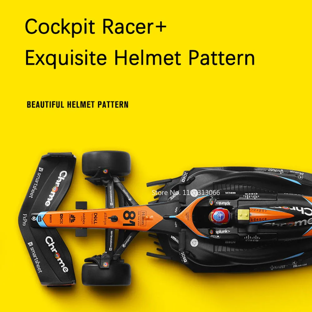 مقياس 1:24 ماكلارين MCL60 F1 سيارات رياضية نماذج سبائك الزنك عجلات ألعاب يمكن تحول سيارة خارقة مصغرة هدايا عيد الأطفال للأطفال #2