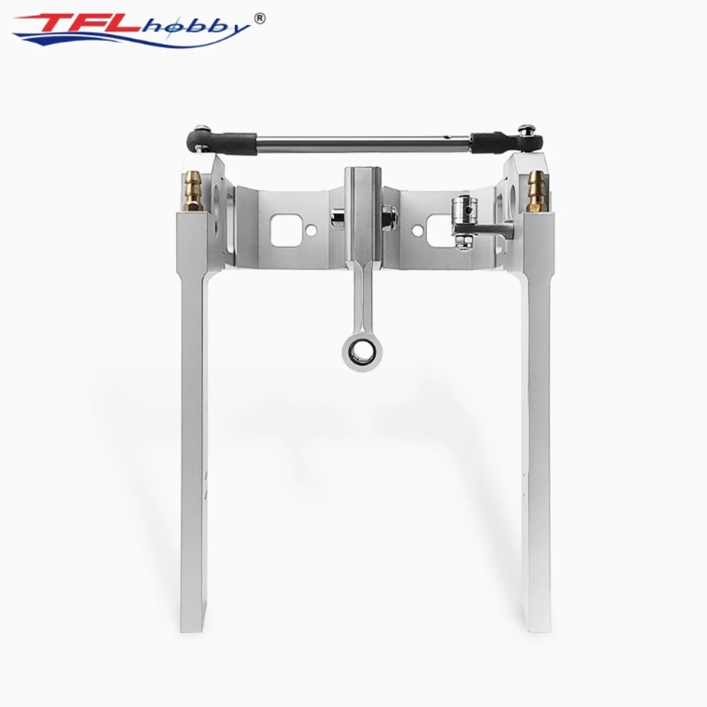 Tfl الغيار! cnc سبائك الألومنيوم 140 شفط الدفة/التوأم الدفة/ياو الدفة ل 6.35 ملليمتر رمح نظام rc قارب