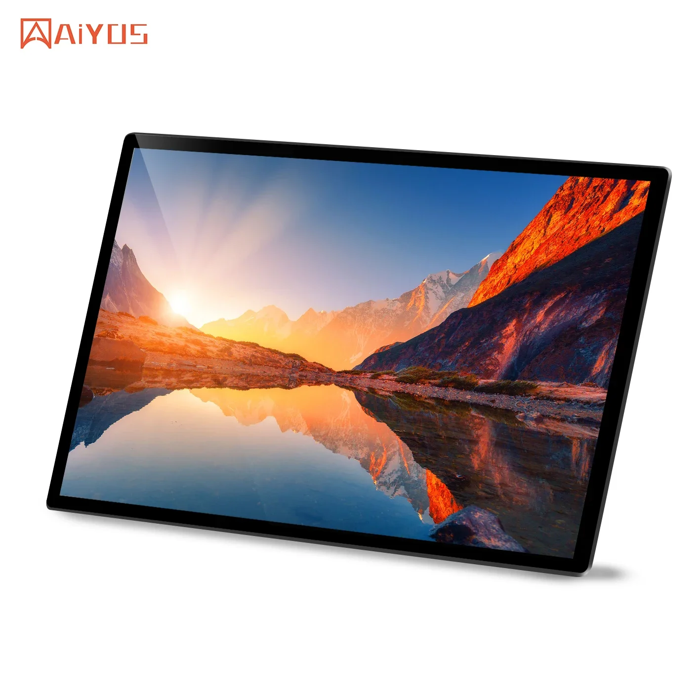 Cheap Price New 15.6 inch Ultra-thin Advertising Player Wall mounted LCD Screen Touch Panel Digital Signage Display Totem