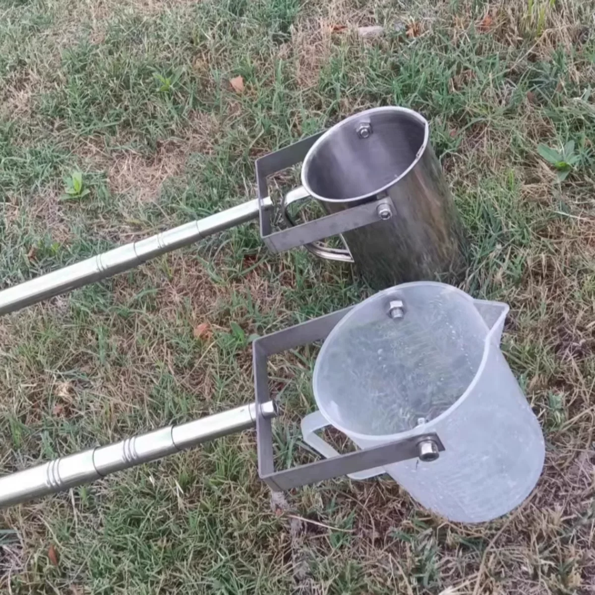 1pcs 500ML Telescopic Rod Water Sampler 304 Stainless Steel Portable Water Quality Sampling Device for near And Far Shore