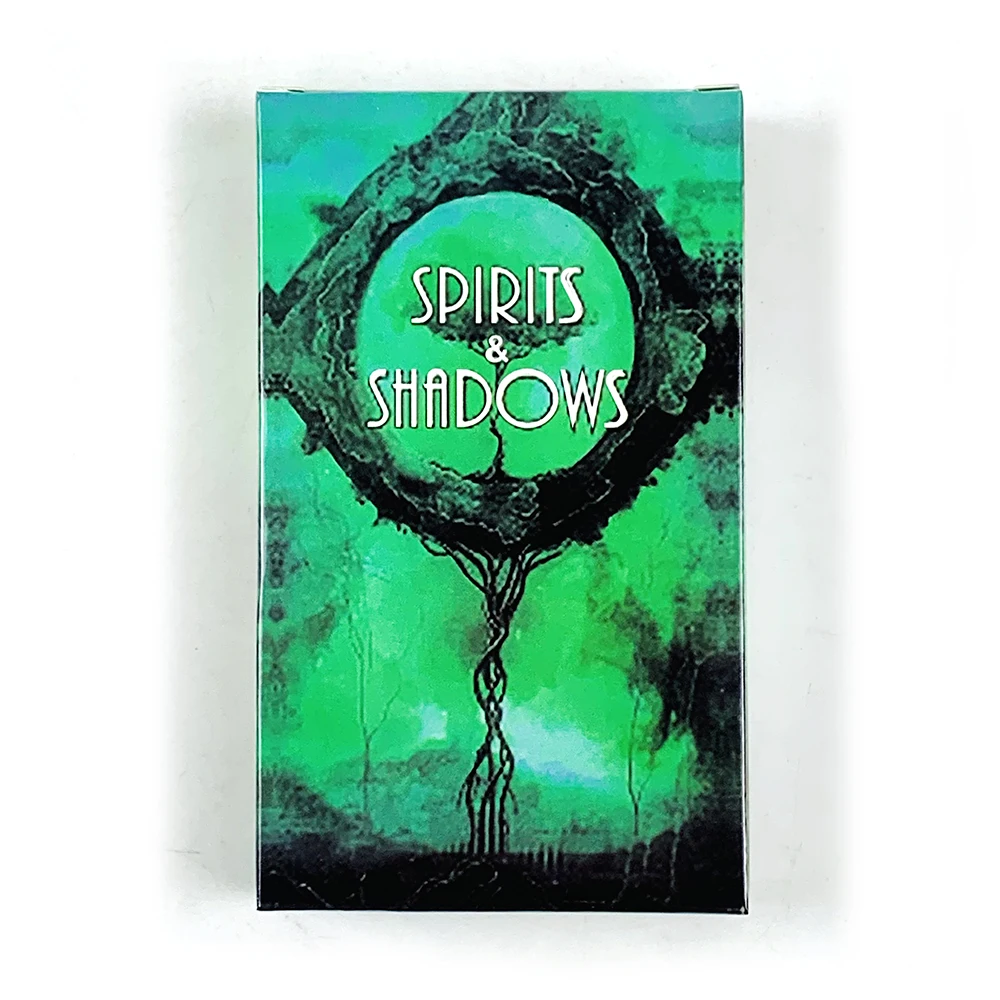 Jeu de cartes Oracle Spirits and Shadows en anglais, cartes mystiques Crow Tree, outils de divination pour la lecture intuitive, cadeaux spirituels pour la maison