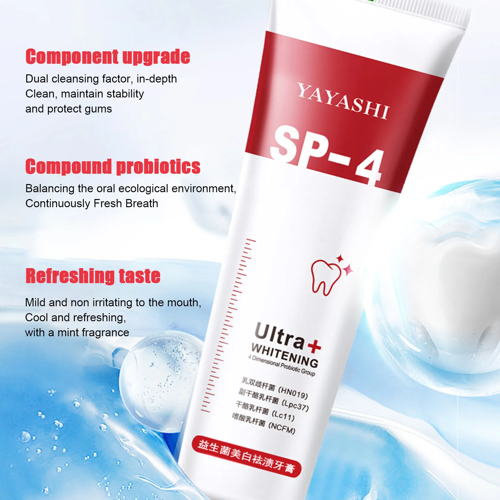Probiotic Toothpaste SP-4 Whitening Tooth Remove Plaque Stain Teeth Whitener Oral Hygiene Clean Fresh Breath Complete Tooth Care