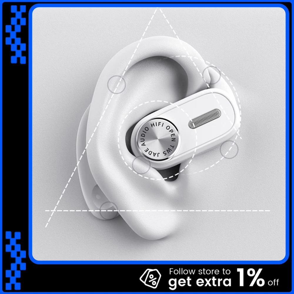 

Fiio Jw1 Open Hifi Earbud Bluetooth5.3 IPX5 Gaming Headset 14.2mm Dynamic Driver Music Sport Earphone With Mic Custom Pc Access