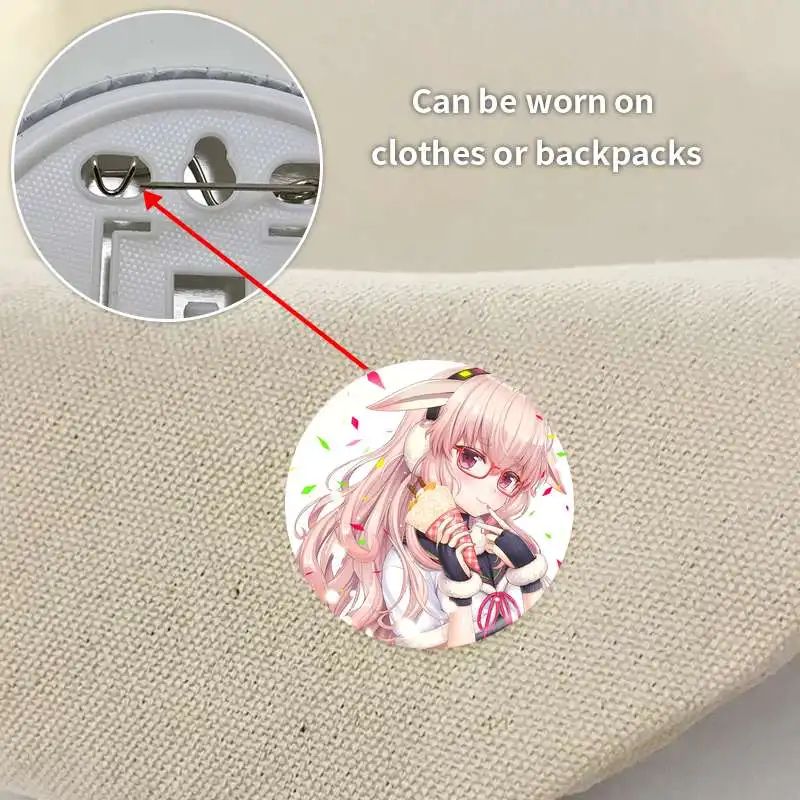 بروش شارة معدنية أنيمي ، درنة قناة أفلام ، حقيبة مدرسية إبداعية ، ملحقات مرساة ، هدية للأطفال ، بروش فاندوم ، تصنعه بنفسك ، 75-