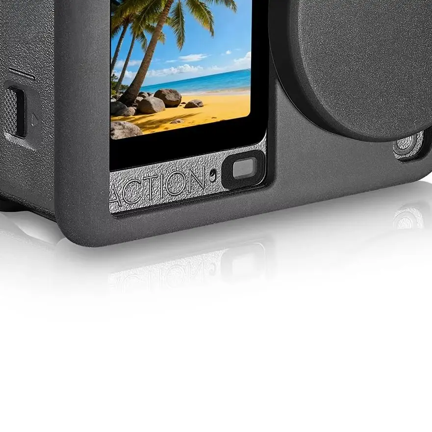 

Suitable for DJI Action 6 Camera Protective Case with Wrist Strap And Lens Cover Compatible with DJI Action 6