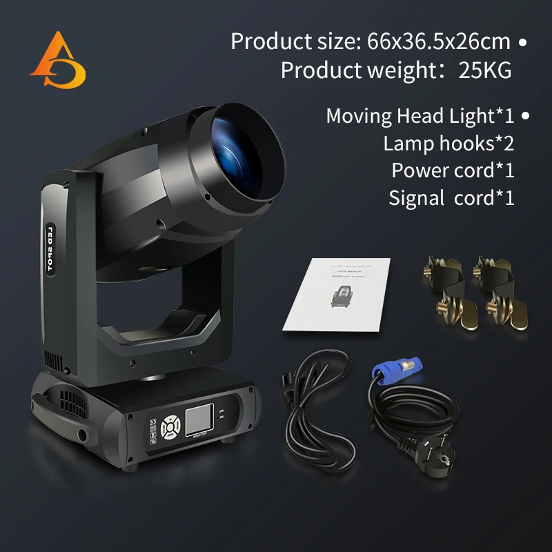 AICPOSE 500W ビームスポットウォッシュ LED ムービングヘッドライト