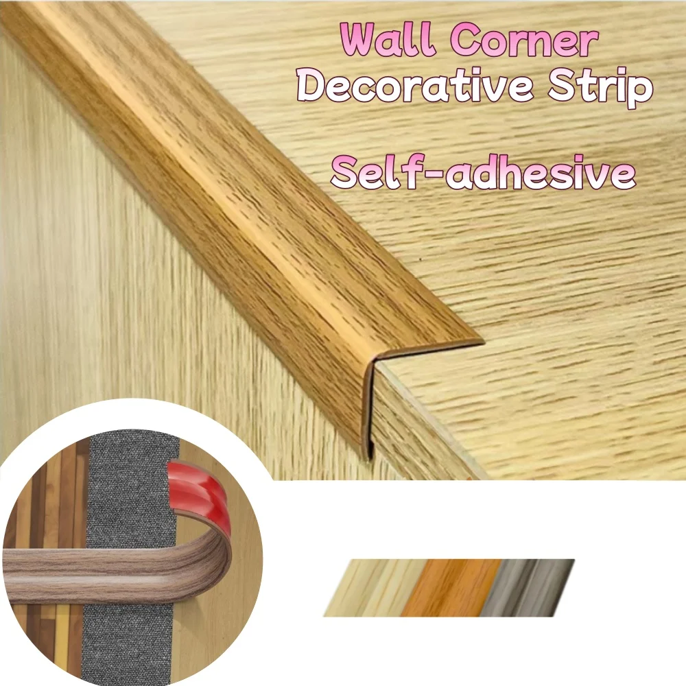 1Roll 3meter/118.11inch Self-adhesive Flexible Wall Corner Decorative Strip,Molded Decorative Strip,Peeled