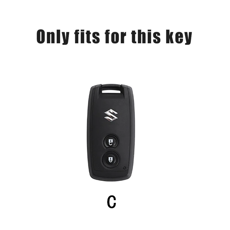 Car 2 Buttons Key Case Cover Protector Shell Keychain For Suzuki SX4 Swift 2007 2009 Grand Vitara Scorss XL-7 Remote Accessories