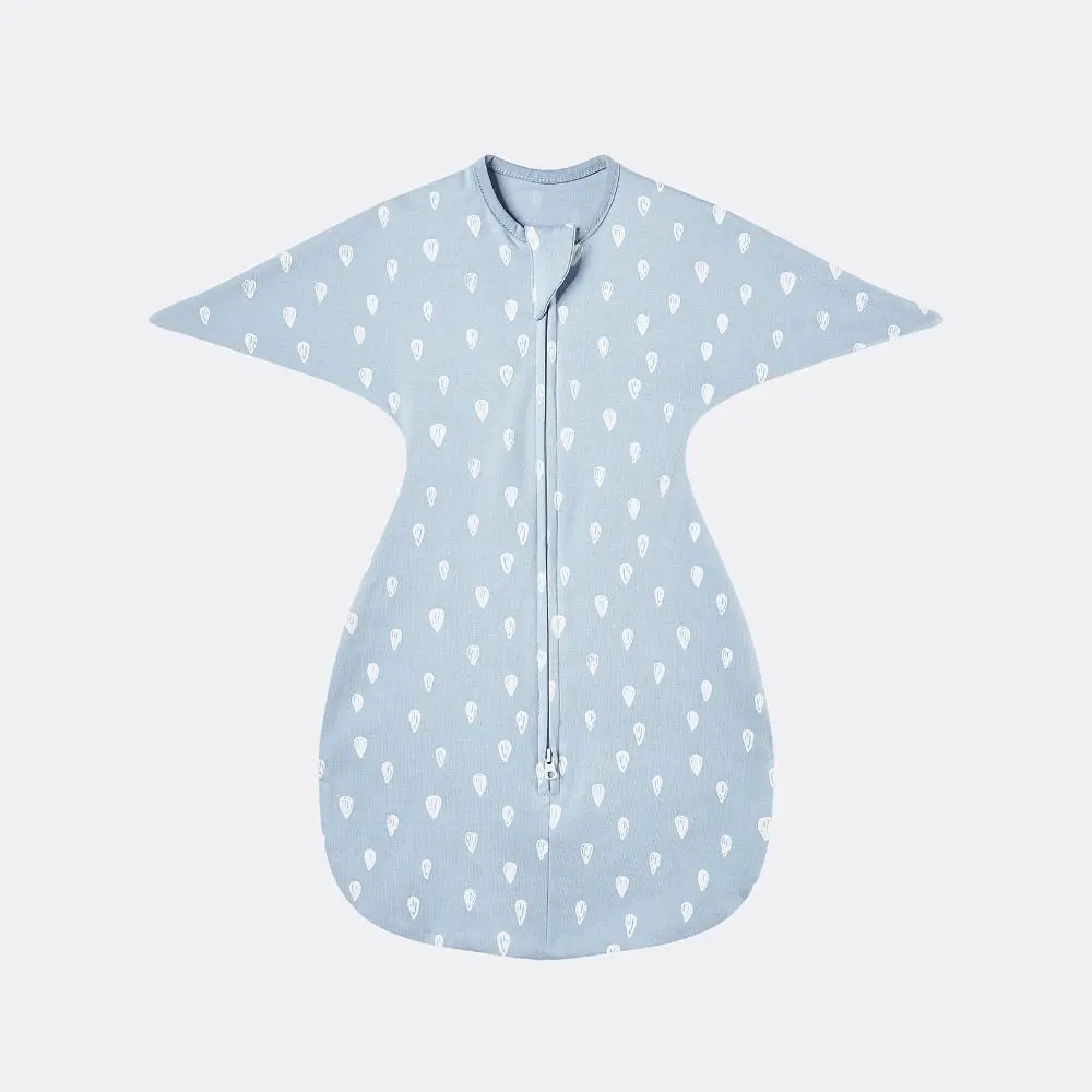 ผ้าห่อตัวเด็กแรกเกิดลายการ์ตูน ป้องกันการสะดุ้ง ป้องกันการกระตุก ผ้าฝ้ายเนื้อนุ่ม แบบถุงห่อตัว