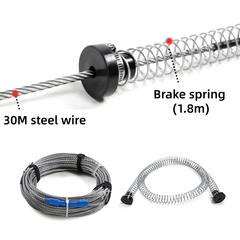 

Children's steel wire pulley set outdoor DIY zip line zip line hand-held pulley belt swing crossing Sports and Entertainment