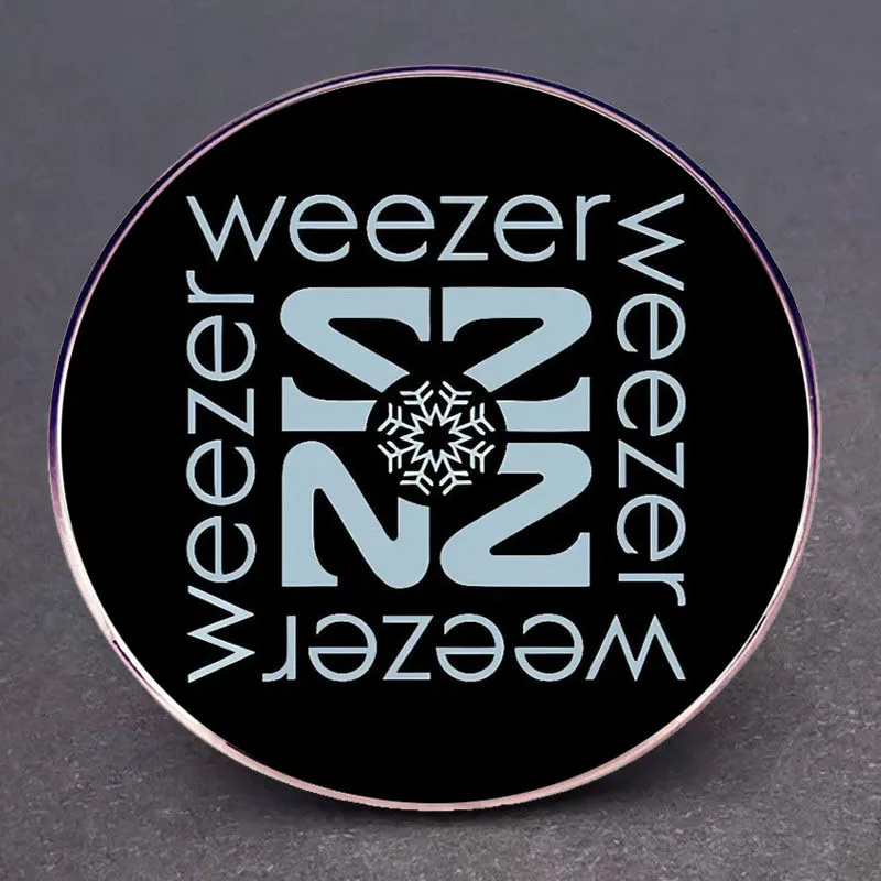 Weezer smalto spille American Rock Band risvolto distintivo spilla decorazione gioielli