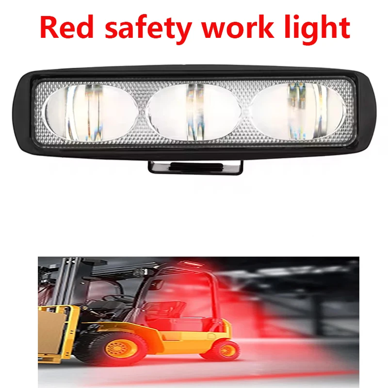 12-100V LED Forklift Light red safety light Boundary Light Area Width Light One Word Line Truck Warning Lamp For linde Hyster