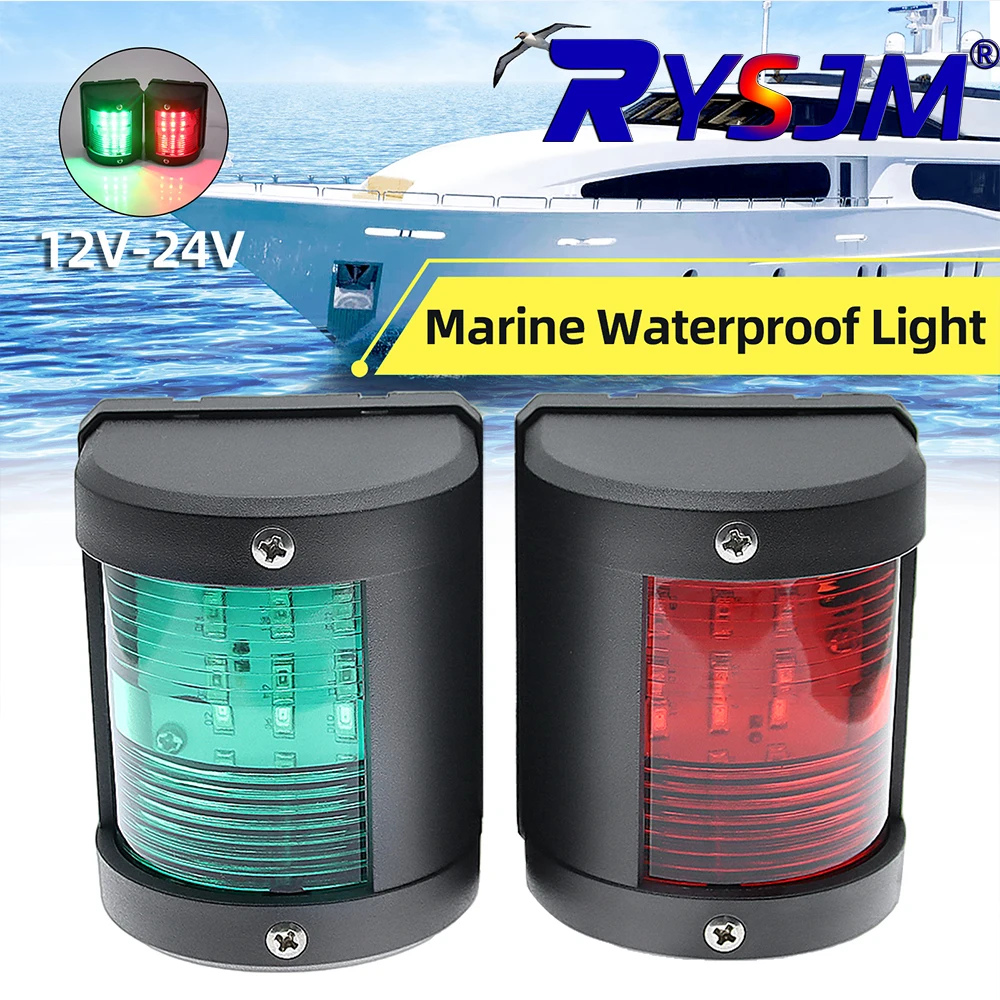 IP66 Waterproof LED Navigation Signal Light Marine Navigation Signal Lights 12V/24V For Marine Boat Yacht Accessories
