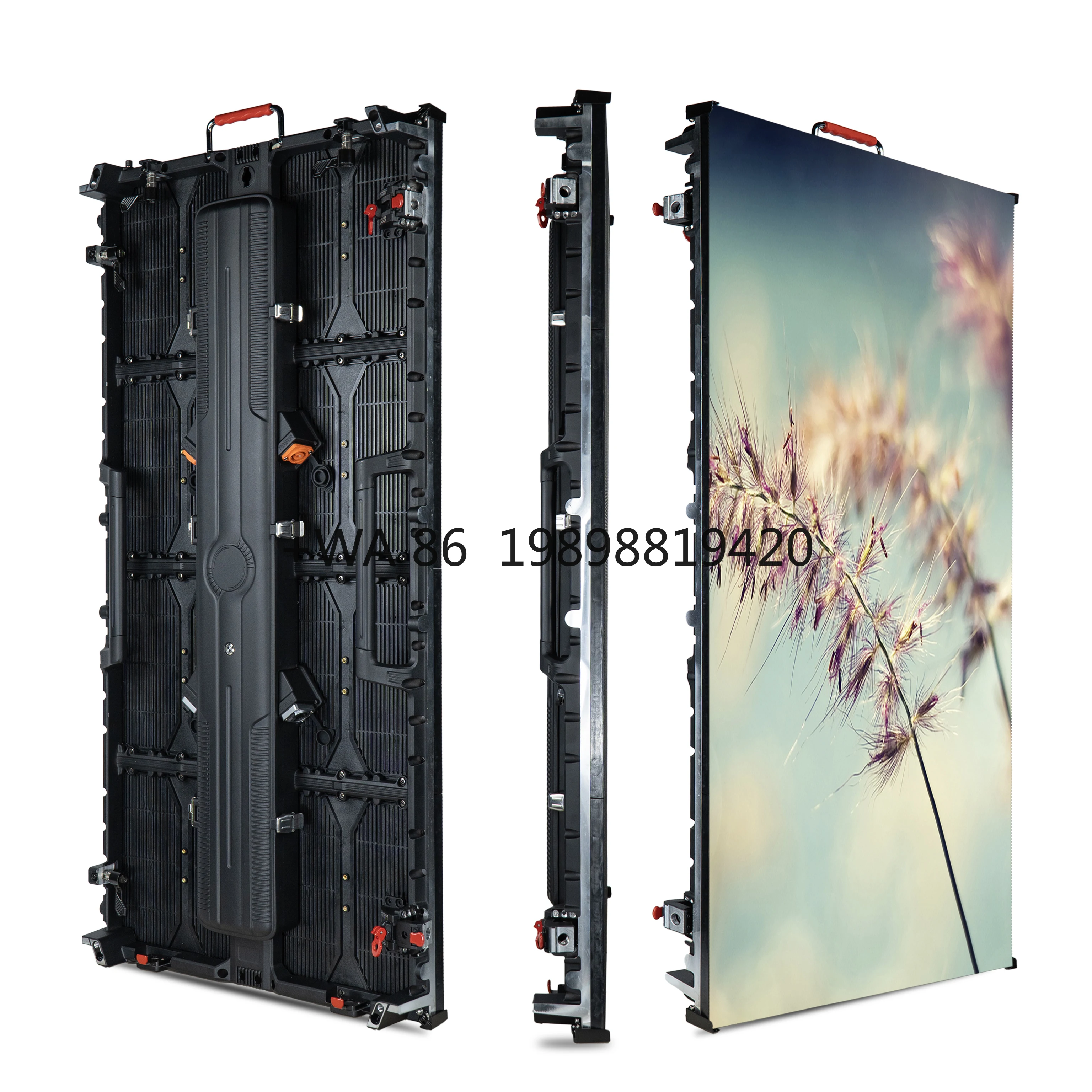 

P2.976/P3.91/P4.81 With Curved Lock Stage Led Display Advertising Rental Die-casting Aluminum Event Indoor/Outdoor