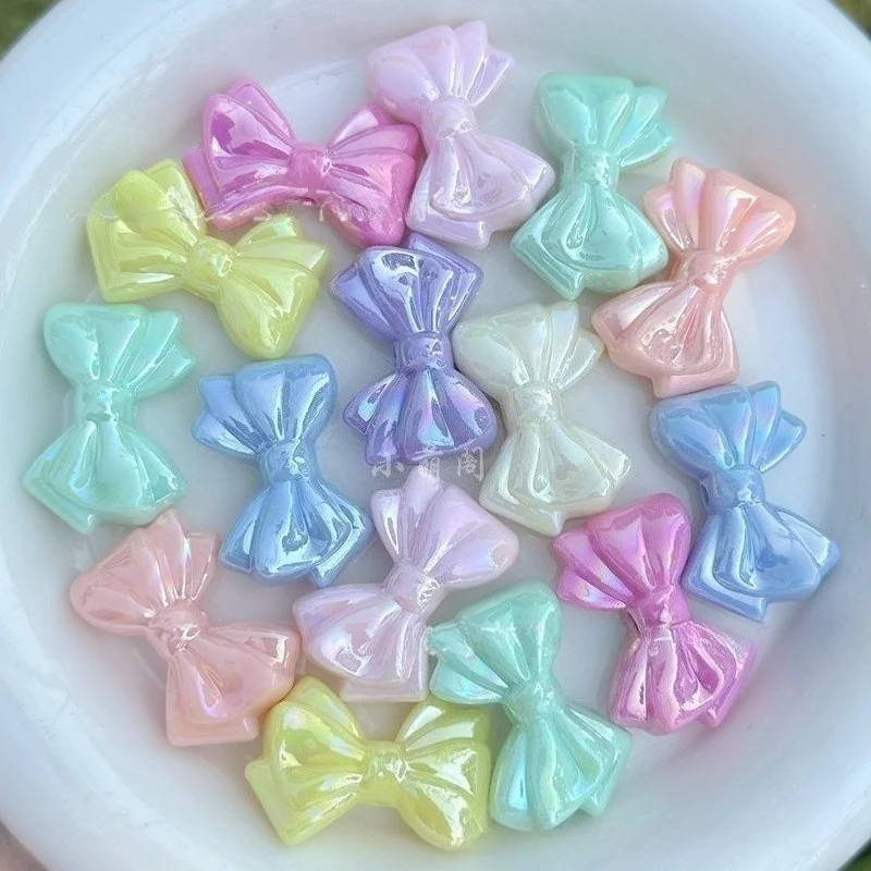 

Мультяшные акриловые бусины с покрытием, милые бусины-бантики с вертикальным отверстием, материал для рукоделия, для изготовления цепочек для телефонов, брелоков, подвесок для рюкзаков