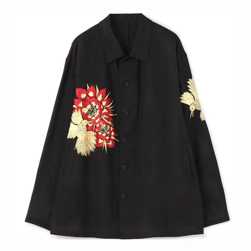 FANTASTION UNSIEX jacket with embroidery Man trench coat Men trench coat Korean dongdaemun high quality clothing Big size