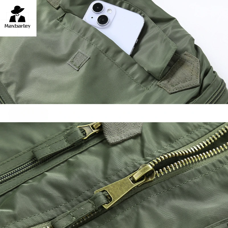 Brand Jacket Men Motorcyclist Hunting Large Pocket Windproof Jacket 2025 New Autumn Male Outdoor Casual Loose Baseball Suit Coat