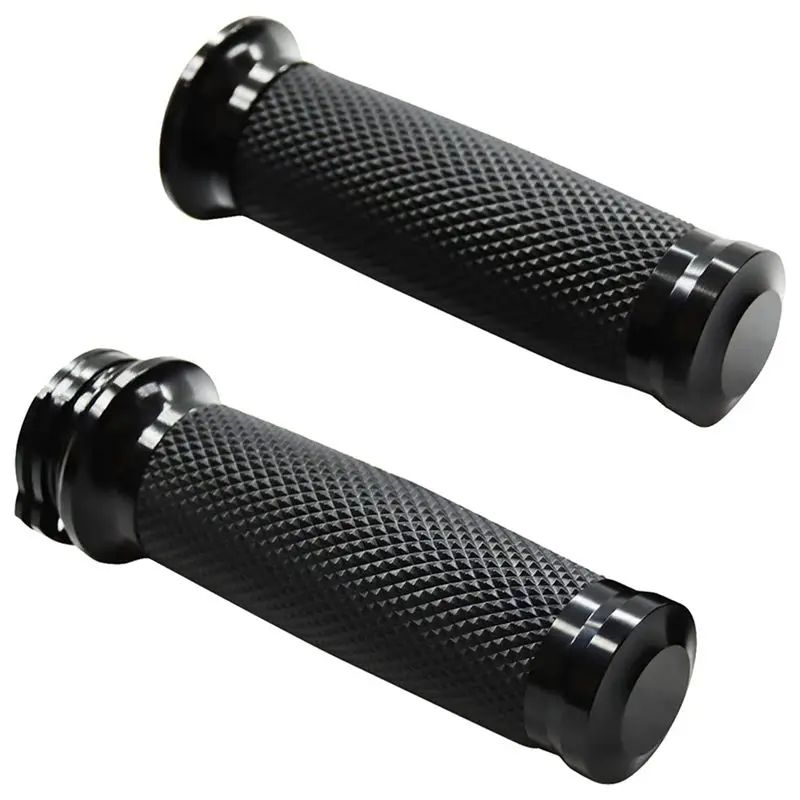 A03Z-6X Universal 1In 25Mm Hand Grips Motorcycle Handle Bar Handlebar For Touring Sportster 883 1200 XR For