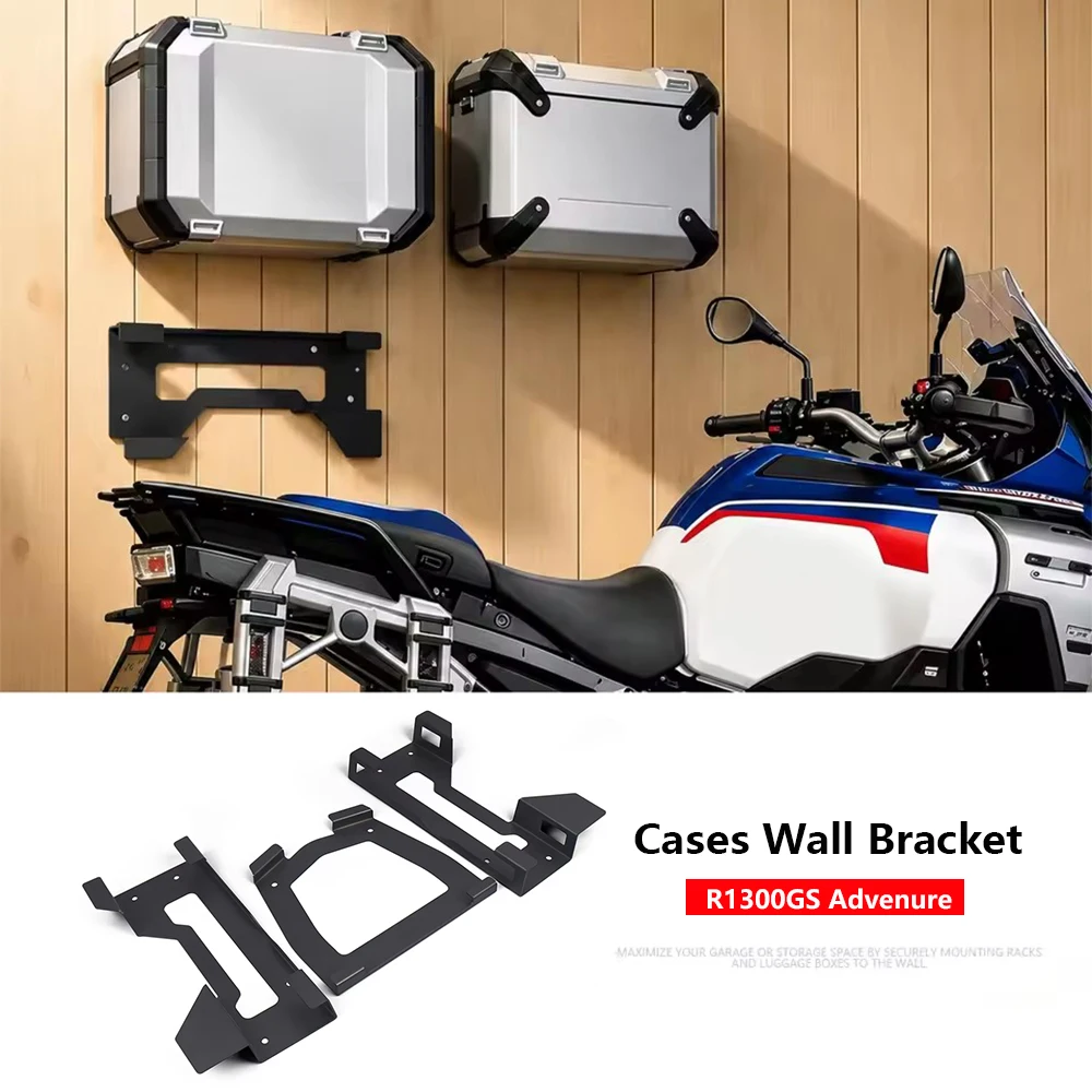 New Wall Mount Bracket FOR BMW R 1300 GS Adventure R1300GS ADV Side Pannier Suitcase Holder Luggage Tail Box Wall Storage Rack