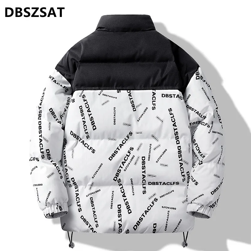 2022 New Winter Couple Jacket Thick Warm Windbreakers Puffer Jacket Men Korean Fashion Bread Clothes Winter Padded Jacket Women