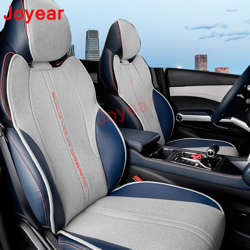 

For BYD Atto 3 Yuan Plus 2021-2022 Car Seat Cushion Protector Pad Linen Most Four Seasons Protect Mat Interior Accessories