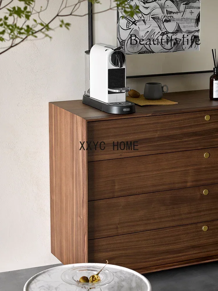 Pypnocnoameryakatiski importoonen Charny orzech z litego drewna do szafki do szuflady do sypialni szafka